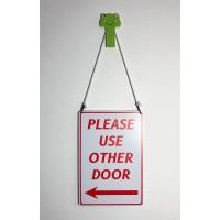 Please Use Other Door Sign Left Arrow For Outdoor Or Indoor Use 12 8 164