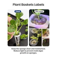 Idoo 102Pcs Seed Pot Labels Sticker Pvc Round Peel And Stick Hydroponic Garden Label Plant Grow Basket Label