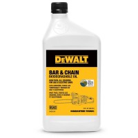 Dewalt Biodegradable Chainsaw Oil High Performance Non Toxic Professional Lubricant Green Ecofriendly Ultraclean All Se