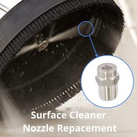 Essential Washer Stainless Steel Nozzle Tip For Surface Cleaner Pressure Washer Broom And Undercarriage Washer 4000 Psi 14 I