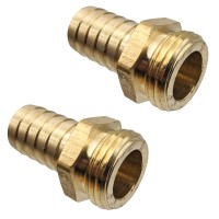 Gridtech Brass Garden Hose Adapter Fitting 34