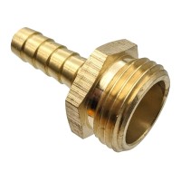 Gridtech Brass Garden Hose Adapter Fitting 38