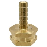 Gridtech Brass Garden Hose Adapter Swivel Fitting 38 Barb And 34 Ght Female Connector Heavyduty Highpressure Support