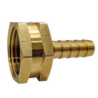 Gridtech Brass Garden Hose Adapter Swivel Fitting 38 Barb And 34 Ght Female Connector Heavyduty Highpressure Support