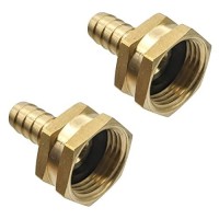 Gridtech Brass Garden Hose Adapter Swivel Fitting 12