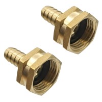 Gridtech Brass Garden Hose Adapter Swivel Fitting 12