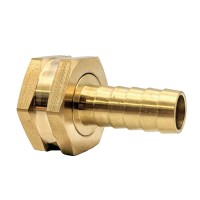 Gridtech Brass Garden Hose Adapter Swivel Fitting 12