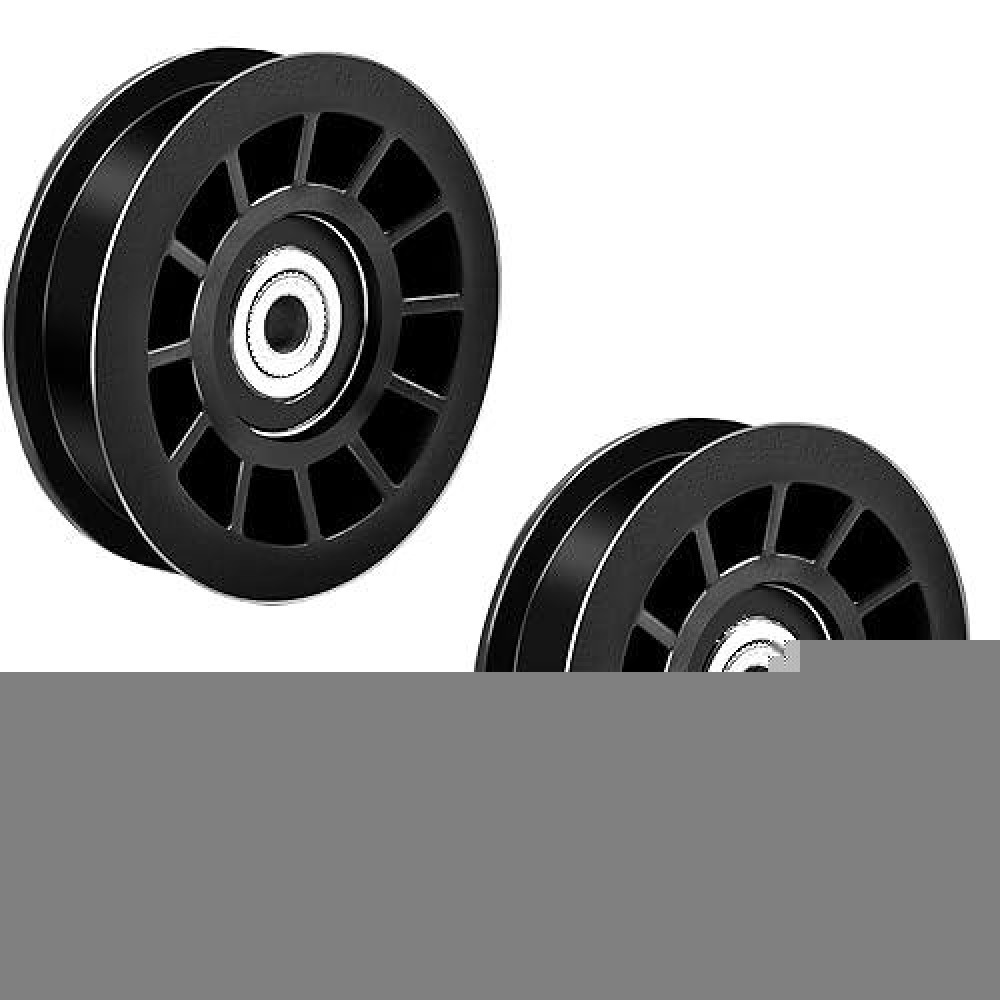 Tongass 2Pack Exact Replacement 3 12 Flat Idler Pulley Black Oem Part Number 194327 532194327 Compatible With Ar