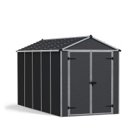 Palram Canopia Rubicon 6 X 12 Shed Gray