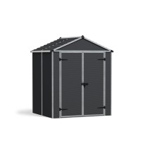 Palram Canopia Rubicon 6 X 5 Shed Gray