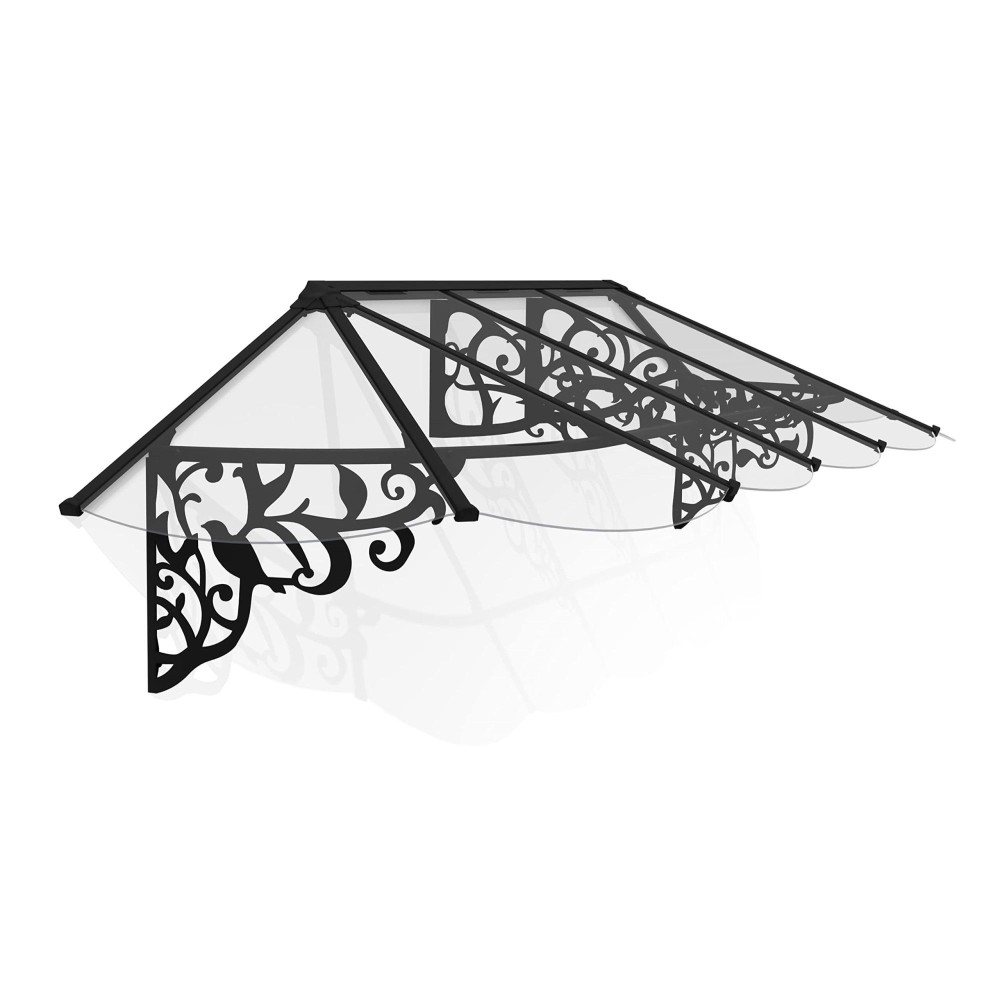 Palram Canopia Lily 3154 11 X 3 Awning Blackclear