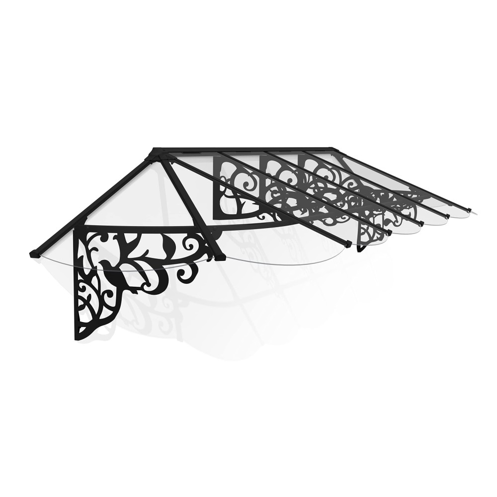 Palram Canopia Lily 12 X 3 Awning Blackclear