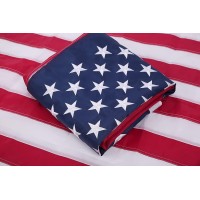 Linyup American Flag American Flags For Outside 210D Oxford Nylon American Flags For Outside 3X5 Brass Grommet For Easy Displ