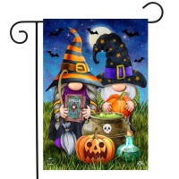 Briarwood Lane Halloween Gnomes Garden Flag Humor Spooky 125 X 18