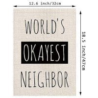 Funny Garden Flag Vertical Double Sided Outdoor Indoor Decor Holiday Burlap Yard Sign Flags 125 X 18 Inch