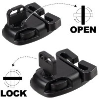 Oiiki 4 Sets Spa Hot Tub Cover Clips Replacement Sets Hot Tub Cover Broken Latch Repair Kit 4 Set Latches Clip Locks With 4 Ke