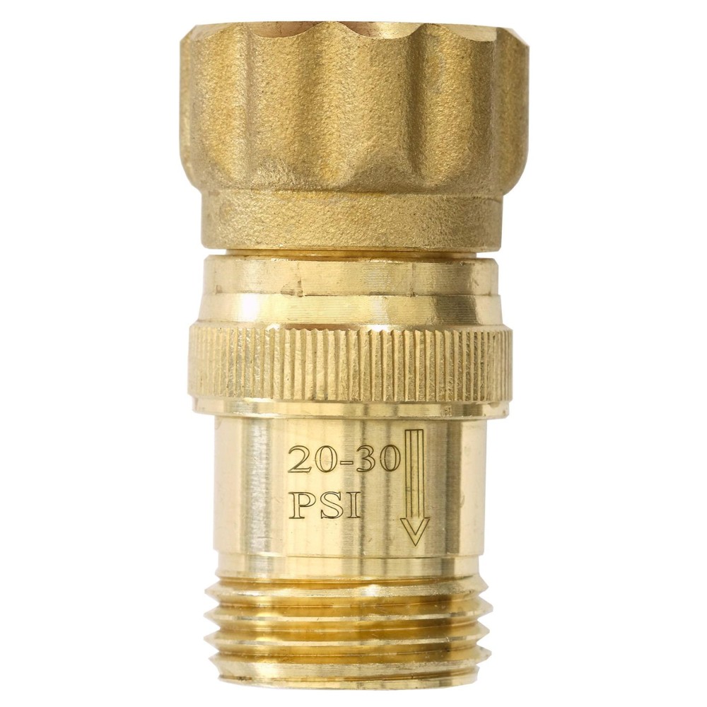 Heavy Duty 25 Psi Water Pressure Regulator 34 Inch Hose Thread Drip Irrigation System Pressure Reducer Leadfree Brass