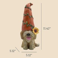 Original Doodle Gnome Garden Gnomes Outdoor Dog Statue Garden D Cor Cute Garden Sculptures Statues