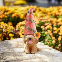 Original Doodle Gnome Garden Gnomes Outdoor Dog Statue Garden D Cor Cute Garden Sculptures Statues