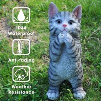 Cat Figurines Outdoor Statue Garden Decor Cat Statue Garden Statues Outdoor Clearance For Patio Lawn Decoration 91 Tall Gr