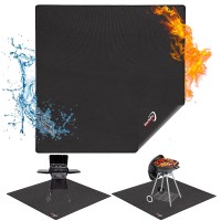 40 Square Under Grill Mat Docsafe Fireproof Mat 4 Layers Pad Protect For Deck Patio Grass Outdoor Wood Burning Fire Pit And Bb