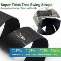 Veriluck Tree Swing Straps Hanging Kit 3Ft8Ft15Ft20Ft30Ft Strong Durable Holds Up To 5000Lbs Adjustable Tree Swing