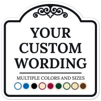 Sigo Signs Custom Indooroutdoor Decorative Sign Custom Personalized Black Border Sign 12X12 Inches Acm Fade Resistant Made