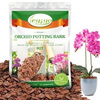 Legigo 8 Quarts Organic Orchid Potting Bark All Natural Orchid Bark Potting Mix Pine Bark Wood Chips For Houseplant Mulch Orch