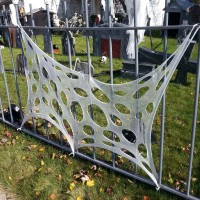 Dazonge Spider Webs Halloween Decorations Stretchy Beef Netting Halloween Spider Web Spooky Spider Web Decorations For Hallowe