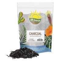 Horticultural Charcoal For Indoor Plants 4 Quarts Hardwood Soil Amendment For Orchids Terrariums And Gardening