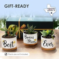 Bonus Mom Planters Bonus Mom Gifts From Son Daughter Best Bonus Mom Ever Gifts For Stepmom Gifts For Bonus Mom Step Mom Pre