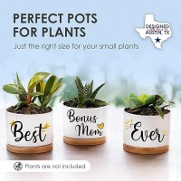 Bonus Mom Planters Bonus Mom Gifts From Son Daughter Best Bonus Mom Ever Gifts For Stepmom Gifts For Bonus Mom Step Mom Pre