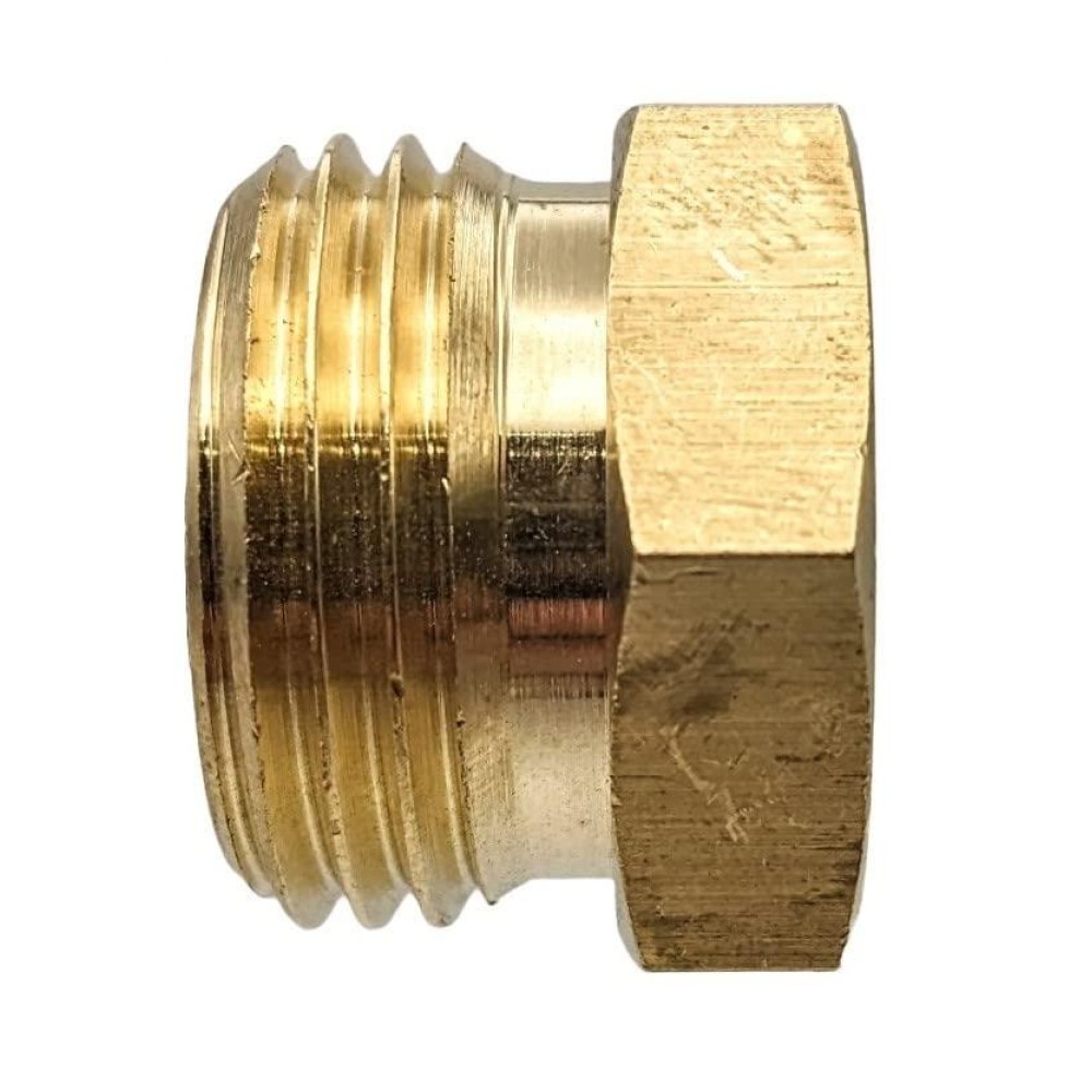 Gridtech Brass Garden Hose Adapter Fitting 12 Npt Female Threads And 34 Ght Male Connector Shower Pipe Arm Handshower A