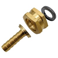 Gridtech Brass Garden Hose Adapter Swivel Fitting 38