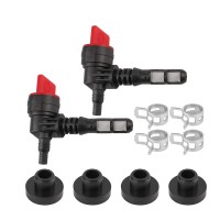 Carbbia 2 Pack 90 Degree Fuel Gas Shut Off Valve W Grommet Clamp For 192980Gs 208961 For Kohler 25 462 03S 2546203S For Rot