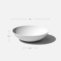 Veradek Mason Series Lane Bowl Planter-Large Round Planter For Indoor Or Outdoor Tabletops/Gardens |Made From Plastic & Concrete With Drainage Holes|Modern D?Cor For Flowers  Succulents  Small Plants