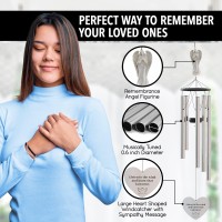 Angel Memorial Wind Chimes For Loss Of Loved One 34 Large Sympathy Wind Chimes Memorial Gifts For Loss Of Loved One Mother