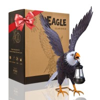 Nacome Metal Bald Eagle Large Outdoor Statues Yard Decorations Outdoor Garden Sculptures & Statues Garden Gifts