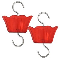 Ant Moat For Hummingbird Feeder 3 Oz X 2 Pack Red Insect Guard With Large Capacity