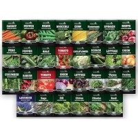 Naturez Edge 30 Variety Vegetable And Herb Seeds For Planting  Survival Seed Vault And Doomsday Prepping Supplies  Gardening Seeds Variety Pack