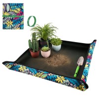 Repotting Mat For Plant Transplanting And Mess Control 295X 295 Oxford Fabric Waterproof Potting Foldable Indoor Portable