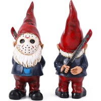 Spinndo Garden Gnomes For Home Garden Gnome Indoor Christmas Decorations Gnomes Decorations Halloween Decor For Home Yard Red