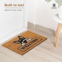 Welcome Dog 29X17 Coir Doormats For Outdoor Entrance Outdoor Welcome Mat For Entryway Porch Antislip Pvc Coconut