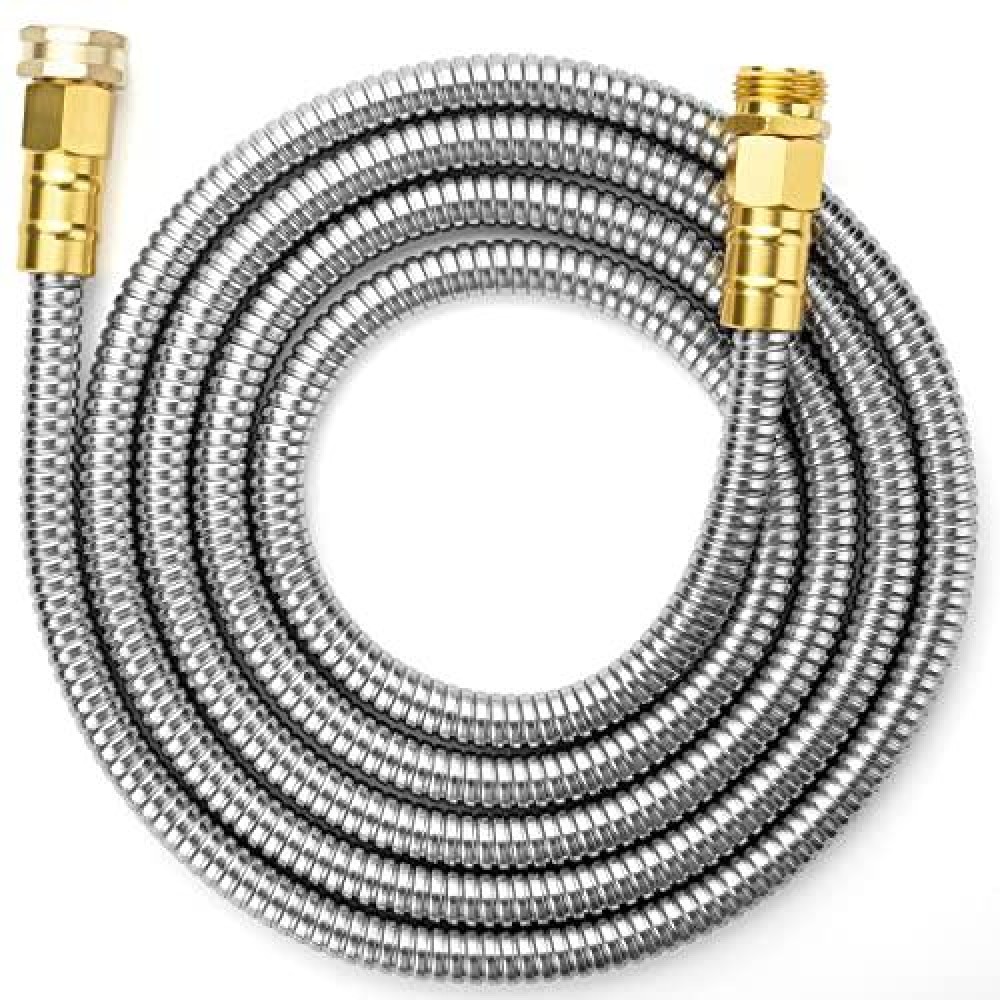 Unco Garden Hose 10 Feet Stainless Steel Hose Metal Hose Metal Garden Hose Stainless Steel Garden Hose Outdoor Hose No K