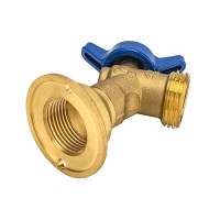 Efield 1/4-Turn Brass Sillcock Hose Bibb Valve 3/4