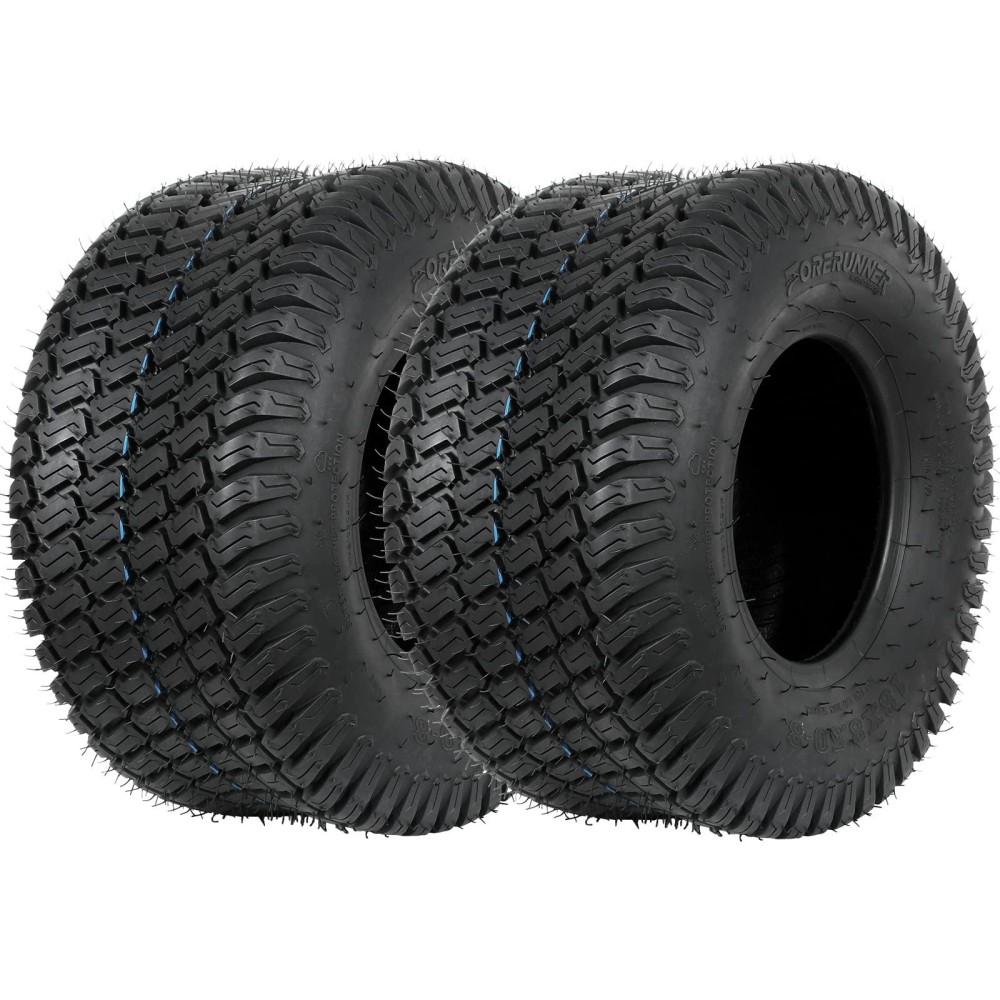 Weize 18X858 Lawn Mower Tire 18X8508 Tractor Turf Tire 4 Ply Tubeless 815Lbs Capacity Set Of 2