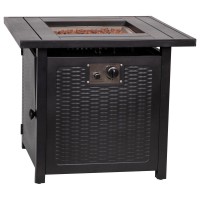 Olympia 28 Square 50000 BTU Outdoor Propane Gas Fire Pit Table