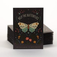 Bentley Seed Co Help Butterflies Help Pollinators 25 Nongmo Noncoated Pollinator Wildflower Seed Packets For Planting