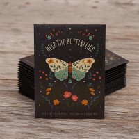 Bentley Seed Co Help Butterflies Help Pollinators 25 Nongmo Noncoated Pollinator Wildflower Seed Packets For Planting