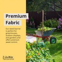 Dewitt 6 X 300 Feet Weed And Mulch Barrier Landscape Woven Fabric Ground Cover Ideal As Fabric For Yards Grounding Sheets Fak